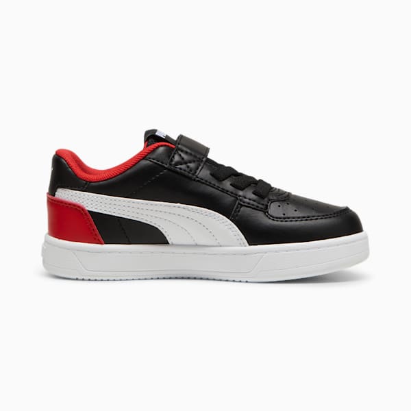 Scuderia Ferrari Caven 2.0 Little Kids' Sneakers, PUMA Black-PUMA White-Rosso Corsa, extralarge