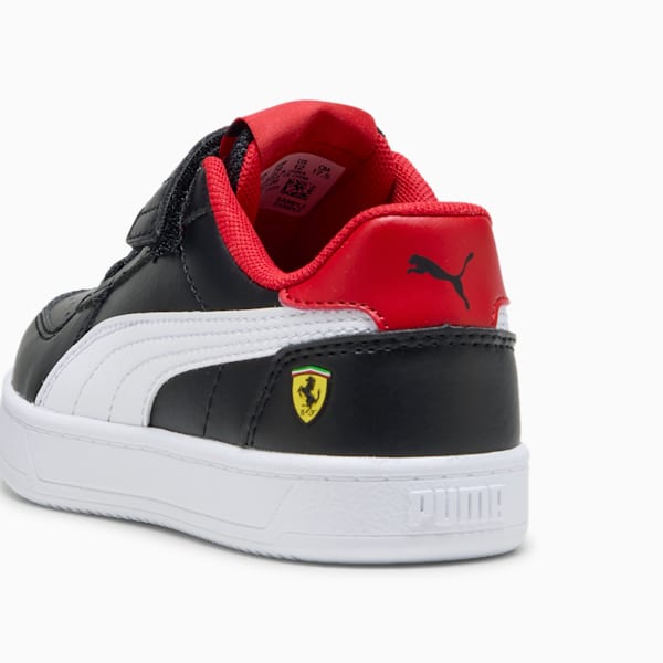 Tenis para niños Scuderia Ferrari Caven 2.0, PUMA Black-PUMA White, extralarge