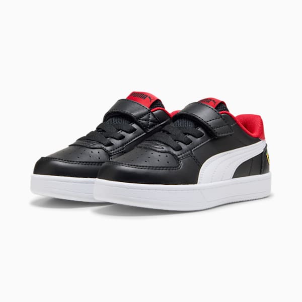 Tenis para niños Scuderia Ferrari Caven 2.0, PUMA Black-PUMA White, extralarge