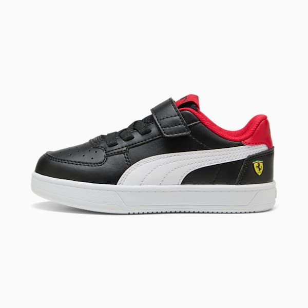 Tenis para niños Scuderia Ferrari Caven 2.0, PUMA Black-PUMA White, extralarge