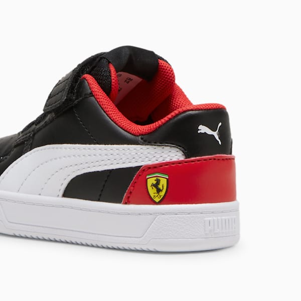 Scuderia Ferrari Caven 2.0 Toddlers' Sneakers, PUMA Black-PUMA White-Rosso Corsa, extralarge