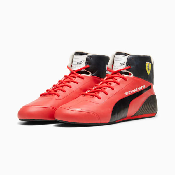 Scuderia Ferrari Speedcat Pro Carlos Sainz PUMA 75th Year Anniversary Celebration Men's Driving Shoes, Rosso Corsa-PUMA Black, extralarge