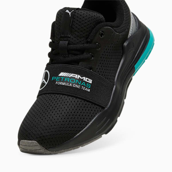 Mercedes AMG Petronas Formula 1 Wired Run Youth Sneakers, PUMA Black-PUMA Silver, extralarge-IND