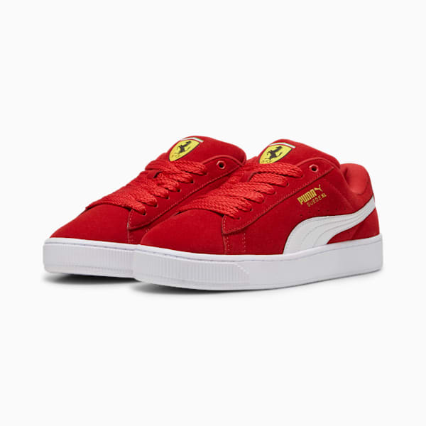 Tenis Scuderia Ferrari Suede XL, Rosso Corsa-PUMA White, extralarge