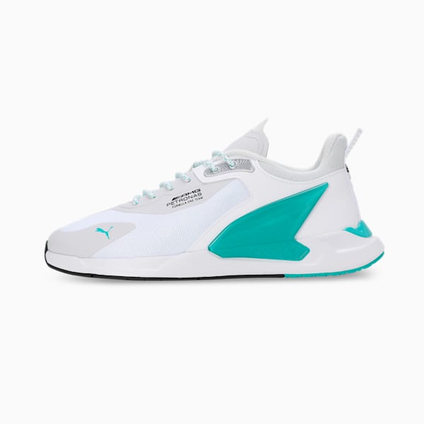 MAPF1 Zenonspeed Motorsport Shoes, PUMA White-Sheen Green, extralarge-IND