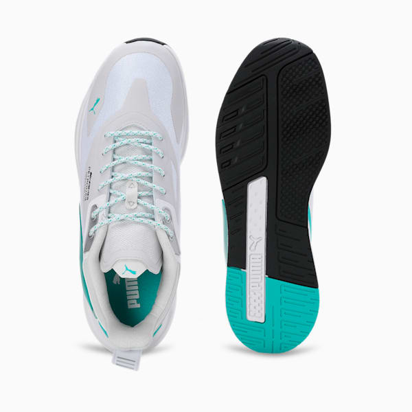 MAPF1 Zenonspeed Motorsport Shoes, PUMA White-Sheen Green, extralarge-IND