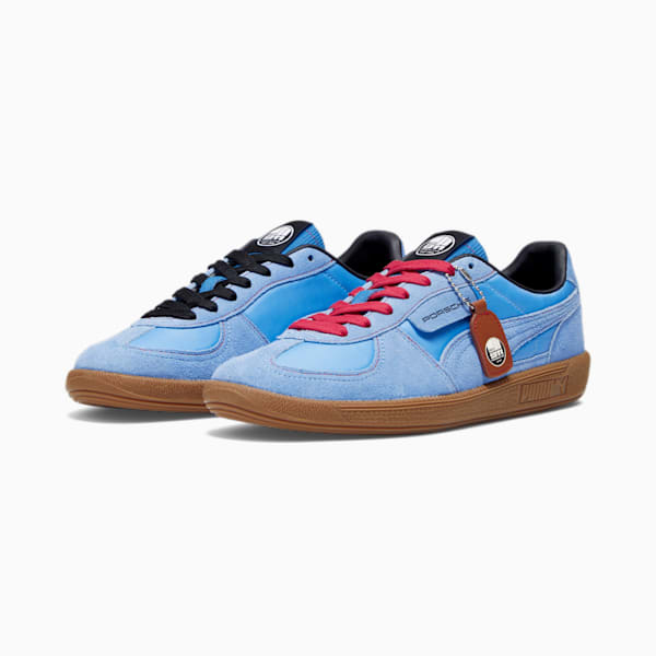 Porsche Legacy Palermo OG 911 Motorsport Sneakers, Team Light Blue-Gum, extralarge