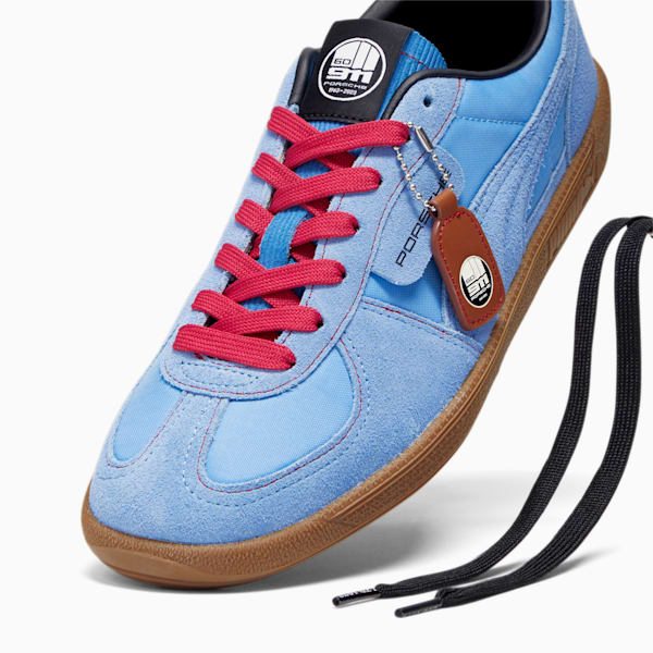 Porsche Legacy Palermo OG 911 Motorsport Sneakers, Team Light Blue-Gum, extralarge