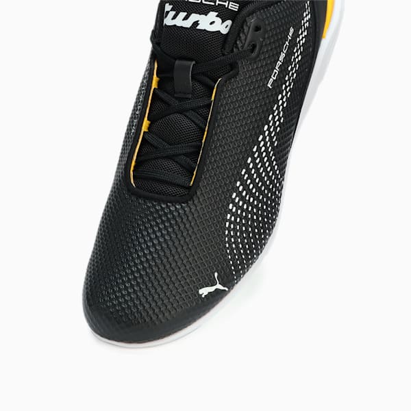 メンズ ポルシェ レガシー ドリフト キャット デシマ ドライビングシューズ, PUMA Black-Sport Yellow, extralarge-JPN