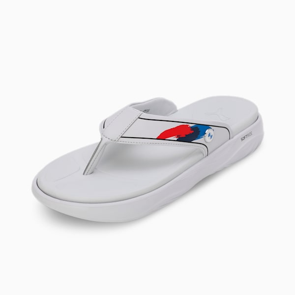 BMW MMS Softride Seave Men's Flip-Flops, Silver Mist-PUMA Black, extralarge-IND