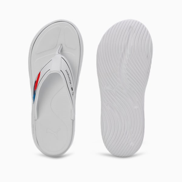 BMW MMS Softride Seave Men's Flip-Flops, Silver Mist-PUMA Black, extralarge-IND
