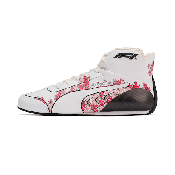メンズ F1 SUZUKA スピードキャット ドライビングシューズ, PUMA White-Strawberry Burst-Peach Smoothie, extralarge-JPN