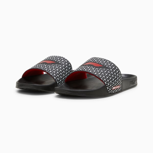 Formula 1® Leadcat 2.0 Men's Slides, PUMA Black-Pop Red, extralarge-IND