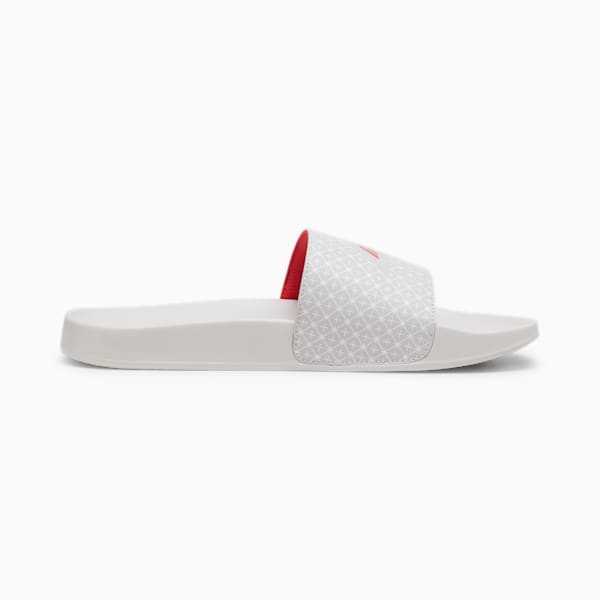 F1 Leadcat 2.0 Unisex Motorsport Slides, PUMA White-Pop Red, extralarge-IND