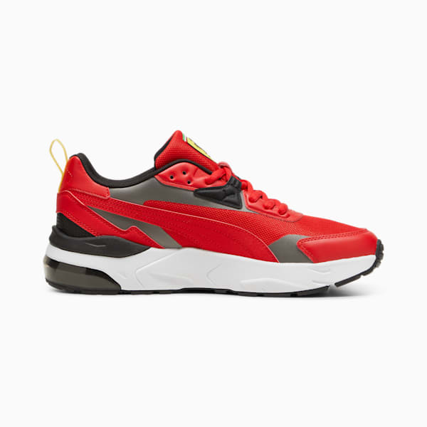Scuderia Ferrari VIS2K Men's Motorsport Shoe, Rosso Corsa-Puma Aged Silver, extralarge