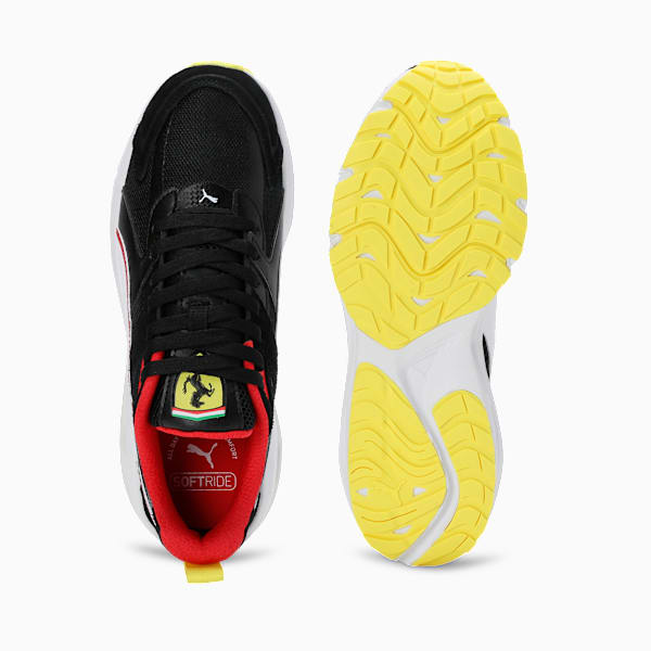 Scuderia Ferrari Hypnotic Motorsport Sneakers, PUMA Black-PUMA White-Speed Yellow, extralarge-IND