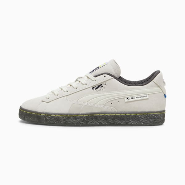 BMW M Motorsport Suede Sneakers, Vapor Gray, extralarge