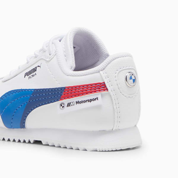BMW M Motorsport Roma Via Toddlers' Sneakers, PUMA White-Warm White, extralarge
