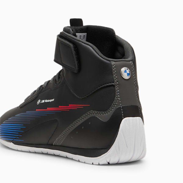 BMW M Motorsport Neo Cat Mid 2.0 Men's Shoes, PUMA Black-Shadow Gray, extralarge