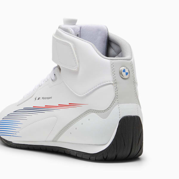 BMW M Motorsport Neo Cat Mid 2.0 Men's Shoes, PUMA White-Cool Light Gray, extralarge