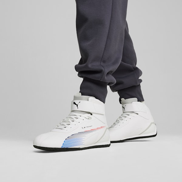 BMW M Motorsport Neo Cat Mid 2.0 Sneakers, PUMA White-Cool Light Gray, extralarge-IND