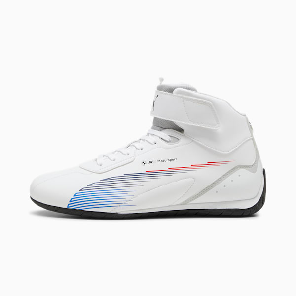 BMW M Motorsport Neo Cat Mid 2.0 Men's Shoes, PUMA White-Cool Light Gray, extralarge