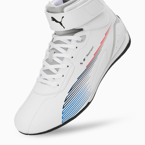 BMW M Motorsport Neo Cat Mid 2.0 Sneakers, PUMA White-Cool Light Gray, extralarge-IND