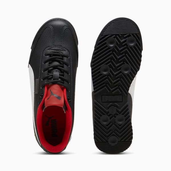 Tenis para niños grandes Scuderia Ferrari Roma Via, PUMA Black-PUMA White, extralarge