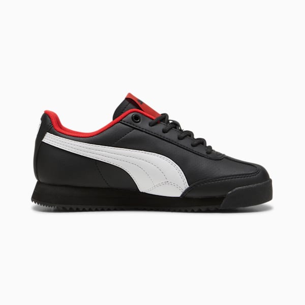 Scuderia Ferrari Roma Via Big Kids' Sneakers, PUMA Black-PUMA White, extralarge