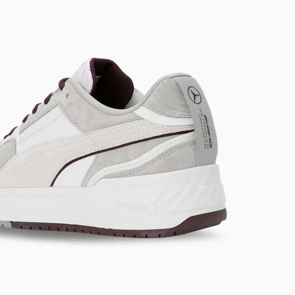 Mercedes-AMG Petronas F1® CA Pro Crush Motorsport Sneakers, PUMA White- Team Silver, extralarge-IND