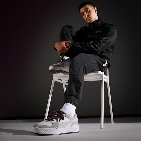 Mercedes-AMG Petronas F1® CA Pro Crush Motorsport Sneakers, PUMA White- Team Silver, extralarge-IND