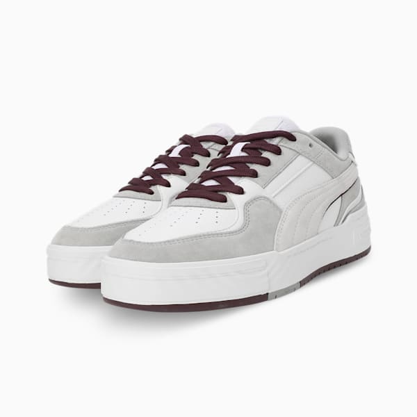 Mercedes-AMG Petronas F1® CA Pro Crush Unisex Motorsport Sneakers, PUMA White- Team Silver, extralarge-IND