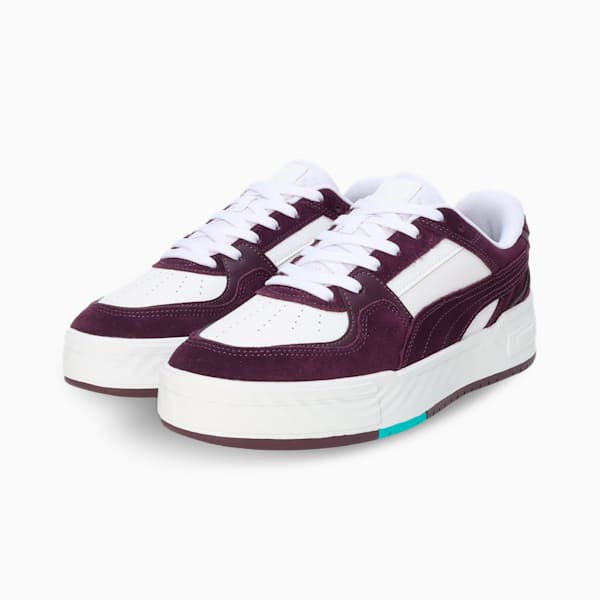 Mercedes-AMG Petronas F1® CA Pro Crush Motorsport Sneakers, PUMA White-Midnight Plum, extralarge-IND