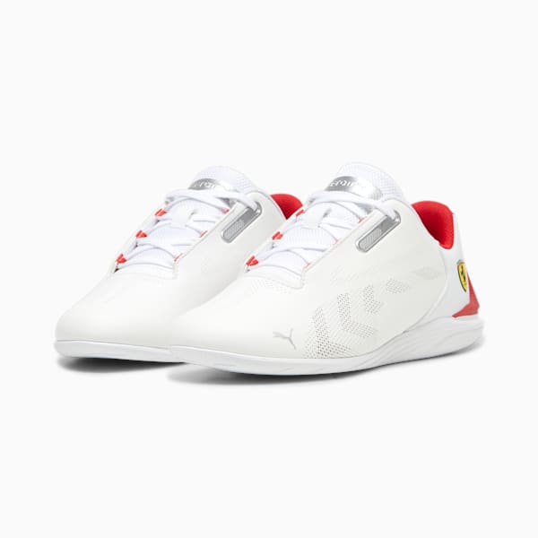 Scuderia Ferrari Drift Cat Decima 2.0 Sneakers Youth, PUMA White-Rosso Corsa, extralarge