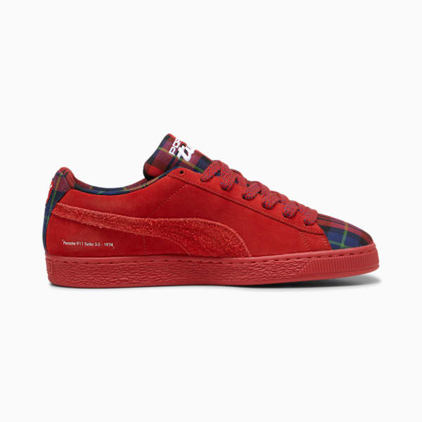 Porsche Legacy Suede Classic Tartan Sneakers, Redmazing-Redmazing, extralarge