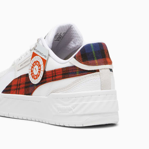 Porsche Legacy CA Pro Tartan Sneakers, PUMA White-Redmazing, extralarge