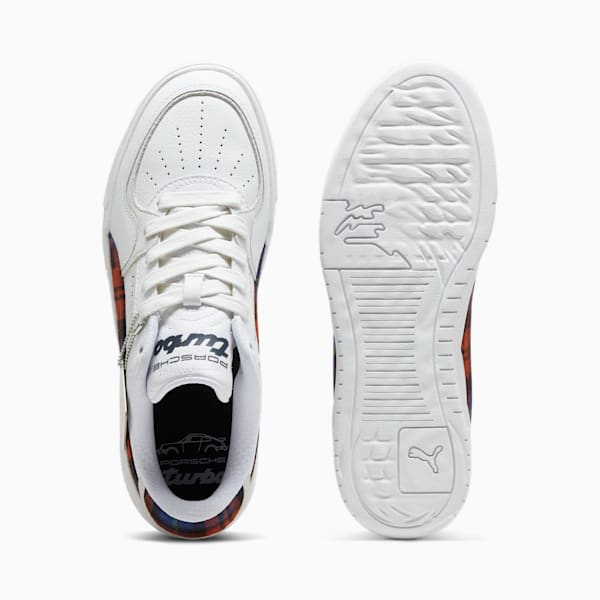Tenis Porsche Legacy CA Pro Tartan, PUMA White-Redmazing, extralarge