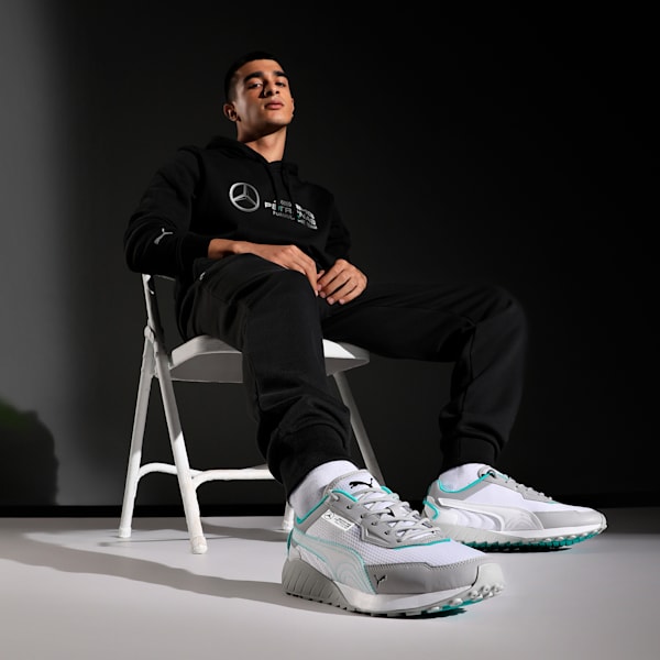 Mercedes-AMG Petronas F1® Speedfusion OG Motorsport Sneakers, PUMA White- Team Silver, extralarge-IND