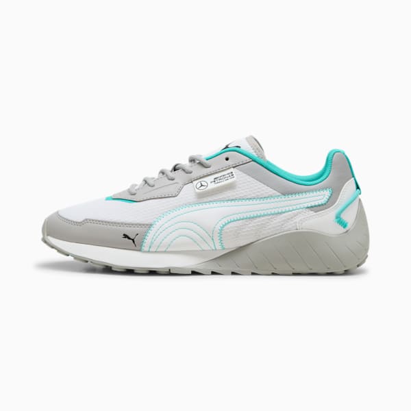 Mercedes-AMG Petronas F1® Speedfusion OG Men's Sneakers, PUMA White- Team Silver, extralarge