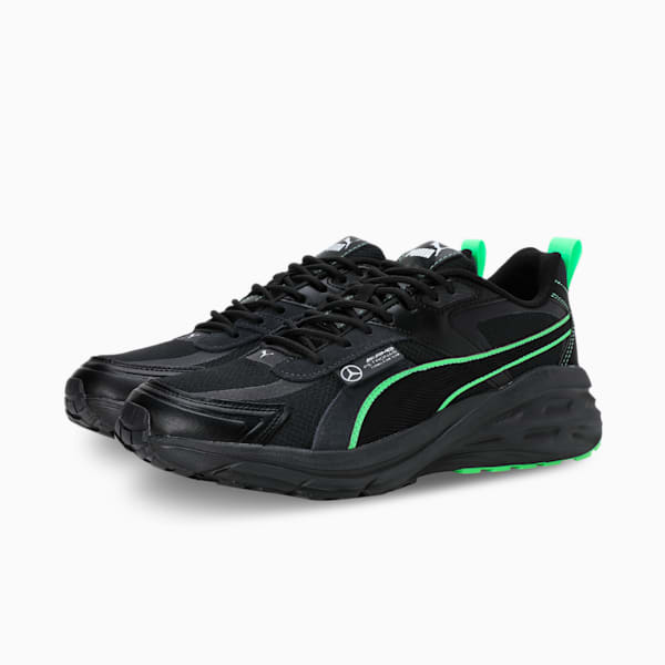 Mercedes-AMG Petronas F1® Hypnotic Unisex Motorsport Sneakers, PUMA Black-Flat Dark Gray, extralarge-IND