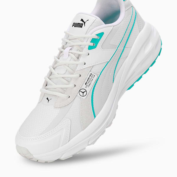 Mercedes-AMG Petronas F1® Hypnotic Unisex Motorsport Sneakers, PUMA White-Feather Gray, extralarge-IND