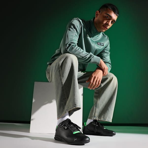 Mercedes-AMG Petronas F1® Drift Cat Decima 2.0 Motorsport Sneakers, PUMA Black-Fizzy Green, extralarge-IND