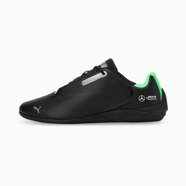 Mercedes-AMG Petronas F1® Drift Cat Decima 2.0 Unisex Motorsport Sneakers, PUMA Black-Fizzy Green, extralarge-IND