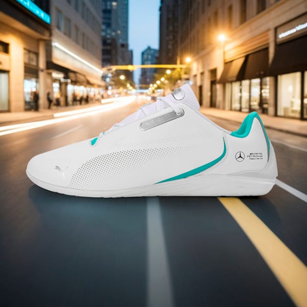 Mercedes-AMG Petronas F1® Drift Cat Decima 2.0 Motorsport Sneakers, PUMA White-Sheen Green, extralarge-IND