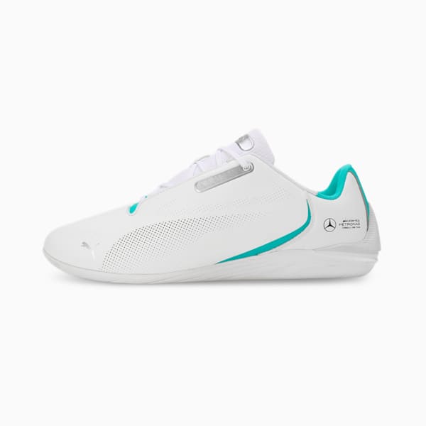 Mercedes-AMG Petronas F1® Drift Cat Decima 2.0 Unisex Motorsport Sneakers, PUMA White-Sheen Green, extralarge-IND