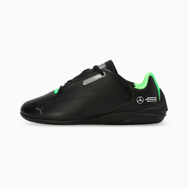 Mercedes-AMG Petronas F1® Drift Cat Decima 2.0 Youth Sneakers, PUMA Black-Fizzy Green, extralarge-IND