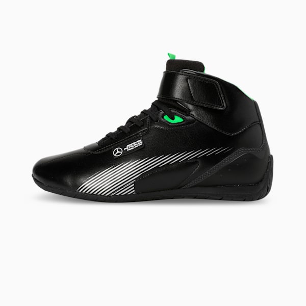Mercedes-AMG Petronas F1® Neo Cat Mid 2.0 Motorsport Sneakers, PUMA Black-Fizzy Green, extralarge-IND