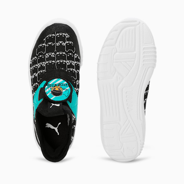 Mercedes-AMG Petronas F1® Slipkart Kid's Motorsport Sneakers, PUMA Black-PUMA White, extralarge-IND