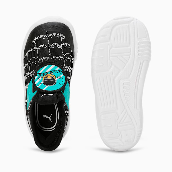 Mercedes-AMG Petronas F1® Slipkart Toddlers' Motorsport Sneakers, PUMA Black-PUMA White, extralarge-IND