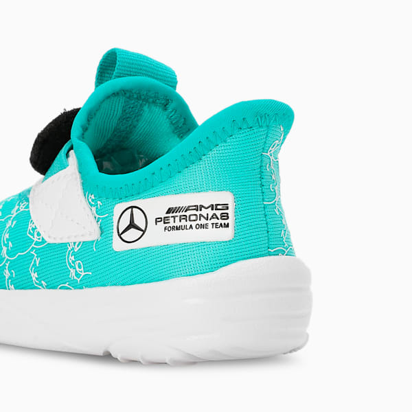 Mercedes-AMG Petronas F1® Slipkart Toddlers' Motorsport Sneakers, Sheen Green-PUMA White, extralarge-IND